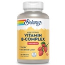 SOLARAY vitamin B-Complex Chewables, Strawberry, Zdravá energie, Red Blood Cell, Stress & Metabolismus Podpora, 50 tablet