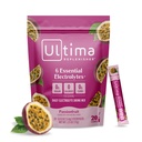 Ultima Replenisher Daily Electrolyte Powder Drink Mix - Sugar Free - Passionfruit, 20 Stickpacks - Hydratační balíčky s 6 elektrolyty a stopovými minerály - Keto Friendly, Non- GMO