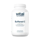 Vital Nutrients Buffered Vitamin C 500mg FLA124; Vegan Gentle Vitamin C pro citlivé jedince * CLAS124; Imunitní doplněk podpory * CLAS124; Gluten, mléčná a sójová zdarma FLAS124; Non- GMO FLAS124; 220 Kapsle