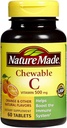 Nature Made Vitamin C 500 mg Žvýkací tablety, Orange 60 ea (balení po 4)