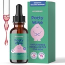 JoySpring Potty Wise Drops - Natural Constolly Relief for Kids & Toddlers - Elderberry, Licorice Root Extract, Fennel Seed & Senna - Sugar- Free Vegan Liquid Blend Supplement (1 fl oz) 30 Servings