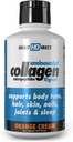 ZDRAVÍ DIRECT - AminoSculpt Liquid Collagen Micropeptides - 14 FL Oz - 14 Servings - 10 gramů Premium Medical- Stupeň Liquid Collagen pro ženy - Orange Cream