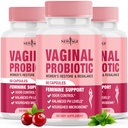 Nový věk Vaginální Probiotika pro ženy s prebiotika, Cranberry Extract, a Lactobacillus Probiotic Blend, podporuje zdravé pH bilance, zápach řízení, Vaginální Flora - 180 Kapsle