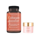 Rezervace Beauty, Collagen Booster, Kolagen dodatek pro péči o pleť a společné zdraví 60Caps & Firming Face Cream, 1.7 oz