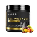 Kaged Pre Workout Elite Powder 124; Ovocný punč 124; Předcvičení s Creatine, Beta Alanine, L- Citruline, BCAAs CU124; 388 mg Organic Caffeine CU124; Předběžné doplňky pro muže a ženy 124; 20 Služeb