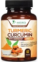 Kurkumin dodatek 1950mg - 95% kurkuminoidy s organickou kurkumou & BioPerine Black Pepper Extract pro nejlepší absorpci, Nature 's Vegan Joint Support, Non- GMO, Lahvička v USA - 60 Kapsle