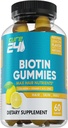 Biotin Gummies s vitaminem C, E, kolagen, a zinek, biotin Gummies pro růst vlasů, hřebík, kůže, podpora, Made in USA 60 Gummies