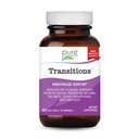 Čisté Essence Labs Transitions Vitamíny pro ženy, Přírodní menopauza Relief dodatek k podpoře hormonální rovnováhy, snížení návaly horka, Mood Swings & Night Sweats, 60 Kapsle