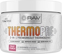 Pre Workout termogenní spalovač tuků prášek pro ženy a muže, Energy & Weight Loss Dodatek - Focus & Metabolismus Booster Drink - Žádné umělé sladkosti, ovocný punč, 24SV