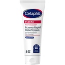 CETAPHIL ECZEMA RESTORADERM FLARE- UP RELIEF CREAM, For Eczema Prone Skin, 8 oz, Barrier Opravy, 48 hodinová hydratace, 2% kůže protectant koloidní ovesné vločky, Steroid zdarma