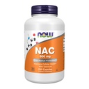 Nyní doplňky, NAC (N- acetyl cystein) 600 mg se selenem, 250 Veg Kapsle
