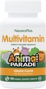 Natures Plus Animal Parade Children 's Chewable Multivitamin - Orange Flavor - 180 Animal- Shaped Tablety - Podporuje zdraví & Well- Bytí - Vegetariánské, Gluten zdarma - 90 Služeb