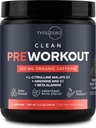Typ 0 Clean Pre Workout (11.3 oz, Ovocný punč) + Beet Root + L-Arginin + L-Citruline, 2G Arginine, L-Citrulline Malate, Beta A, Cukr zdarma, Organic Caffeine Precvik pro muže a ženy