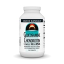 Zdroj Naturals Glucosamine Chondroitin Komplex s MSM, Promotes Zdravé provázky a Connective Tossues * - 240 Tablety