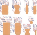 VAIPI 880 Balení Obvazy Variety Pack Vodotěsné Fingertips Obvazy Různé velikosti První pomoc Dodávky Setříděné Adhesive Fabric Bandage Bulk Dýchatelné Butterfly Obvaz pro Wound Care (9 Styles)