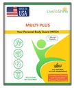 Live To Shine Multi Plus Topical Patch - USA Made - 30 dní dodávky pro ženy a muže od