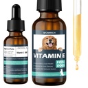 Vitamin E pro psy - Dog Vitamíny E - Vitamin E Kapátko pro psy, Zlepšit pleť & Coat zdraví, Léčba onemocnění jater, Posílit imunitní systém - Přírodní vzorec pro všechny věkové kategorie, a Plemeno - 30 ML