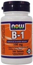 Nyní Potraviny: B-1 Nervový systém Zdraví 100 mg, 100 tablet (6 balení)