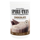 Natures Plus SPIRU-TEIN, Čokoláda - 1,05 lb - Plant- Based Protein Shake - Non- GMO, Vegetarian, gluten zdarma - 17 Celkem Service