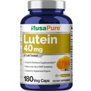 NusasPure Lutein 40 mg 180 Veggie Kapsle (Non- GMO, Vegan)