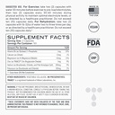 Elektrolytové kapsle, Natural Carb Natural Replacement Soli s hořčík, zinek, vápník, a sodík (100ct)