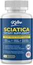 Sciatic Nerve Relief: Advanced Support Supplementary for Sciatica - Potent Alpha Lipoic Acid & Turmeric & Herbal Relief Ingredients - Made in USA, 120 Kapsle (120 Počet (balení po 1), Banana)