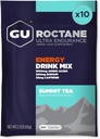 GU Energy Roctan Ultra Endurance Energy Drink Mix, Vegan, Gluten- Free, Kosher, a Dairy-Free n-the- Beat Energy for any Workout, 10 Single-Serving Packets, Summit Tea