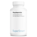 Supersmart - Niacinamid dodatek 2000mg za den (Nikotinamid) - Flush zdarma vitamín B3 Niacin current124; Non- GMO & gluten zdarma - 180 Vegetariánské kapsle