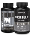 Jacked Factory Build PM Night Time Muscle Builder & Sleep Aid (60 Kapsle) & Essentials Muscle Builder - Denní síla Builder pro muže s vrcholu ATP (30 Kapsle)