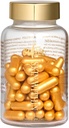 Kůže ve vlasech kůže & hřebíky Kolagen přírodní dietní dodatek s vitaminem C a mořský kolagen, 30 denní dodávka, 60 Kapsle