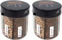 Monster Supplement Medikace Pill Dipenser s etiketami Complement - Extra velké Pill Container Lahve Handles Téměř libovolný dodatek - Snadný k použití (Monster Fit - 2 Pack)