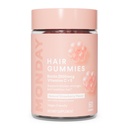 PONDĚLÍ HAIRCARE Vlasové gumy s 2500 mcg Biotin, Vitamin C & Vitiman E pro silnější, silnější a zdravější vlasy 60ct