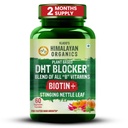 Himalayan Organics Plant- Based DHT Blocker S dobrými kopřivkami Listy 124; Podporuje růst vlasů 124; Pro muže a ženy - 60 Veg Kapsle