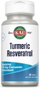 Kal Turmeric Resveratrol Dodatek, Antioxidant Podpora, Dodávání 475 mg Kurkumin, Srdce zdraví a společné zdraví Podpora, Rychlá disintegrace, 60- denní záruka, 30 Služeb, 30 Tablety