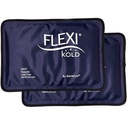 2 FlexiKold Gel Ice Packs - Ledové balíčky pro zranění, Reliéf bolesti zad, Knee Ice Pack Wrap, Po operaci, Ice Pack pro Knee - 6303-COLD-2PK by NatraCure - Medium - 2PK