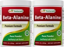 Nejlepší Naturals Beta Alanin čistý prášek 1 libra (1 LB (balení po 2))