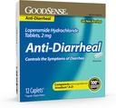 GoodSense Loperamid Hydrochloride Tablety, 2 mg, Anti- Diarrhealen, 12 Počet