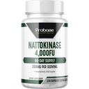 Probase Nutrition Nattokináza Dodatek 4000 FU Servings, 120 Kapsle (Odvozené z japonského Natto) Systémové enzymy pro kardiovaskulární a cirkulační podporu