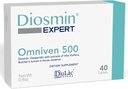 Dulàc - Omniven 500-40 Tablet Diosmin, Horse Chestnut Extract, Řezníci Broom, Hesperidin. Dietní dodatek, vyrobený v Itálii