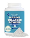 Zen Principle Marine Collagen Peptides Powder 3lb. Wild- Chycené ryby, Non- GMO. Podporuje zdravou pleť, vlasy, spojky, a kosti. Hydrolyzovaný typ 1 & 3 protein. Aminokyseliny, neochucené, snadno promíchané.