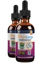 Bright Lungs - Lung Detox Supplement podpory pomoci udržet celkové Lung & Respirační zdraví - Grindelia, Lobelia, Licorice, Wild Cherry & Více!
