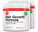 iRestore Hair Growth Dodatek - Přírodní DHT Blockers & Multivitamin Blend - Vegan, Non- GMO, 90 Kapsle - Podporuje silnější, silnější vlasy pro muže a ženy - 2-Pack