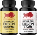 Starter Pack, Tráva Fed Bison Játra Kapsle, Organ Kapsle, Non- GMO, Podporuje výrobu energie, Detoxifikace, Digestion, imunita a plné tělo Wellness
