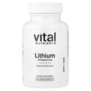 Vital Nutrients Lithium Orotate 20mg Orotace124; Vegan Lithium Supplementary for Memory, State of Mind, and Behavioral Health * Orotace124; Gluten, Dairy, Soy Free Openden124; 90 Kapsle