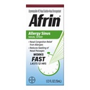 Afrin Alergie Sinus Nasal Spray - Rychlé a silné Nasal Decongestion z alergie, Pro dospělé a děti 6 let a starší, 0.50 Fl Oz (balení po 1)