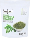 Sunfood Moringa Powder, Organic. Použití pro vypadávání vlasů, hubnutí. Čistý jednosložkový produkt. 8 oz Bag