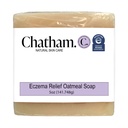 Chatham přírodní péče o pleť Eczema Relief Ovesné vločky mýdlo, mýdlo ovesná lázeň, léčba ekzém růžová, psoriáza