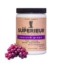 Superieur Electrolytes - Plant based Electrolyte Supplement w / Mořské minerály pro hydrataci a recovery- Keto Friendly, Non- GMO, Nulový cukr, Vegan Zdravý sportovní nápoj Powder - Concord Grape (70 Služeb)