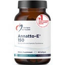 Design pro zdraví Annatto-E 150mg Tocotrienoly - DeltaGold vitamin E Complex Dodatek s Delta + Gamma Tocotrienols - Kardiovaskulární, zdravé stárnutí + antioxidant Support - Non- GMO (60 Softgels)